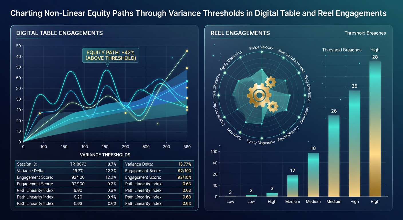 Comparison chart of equity paths in table versus reel digital formats