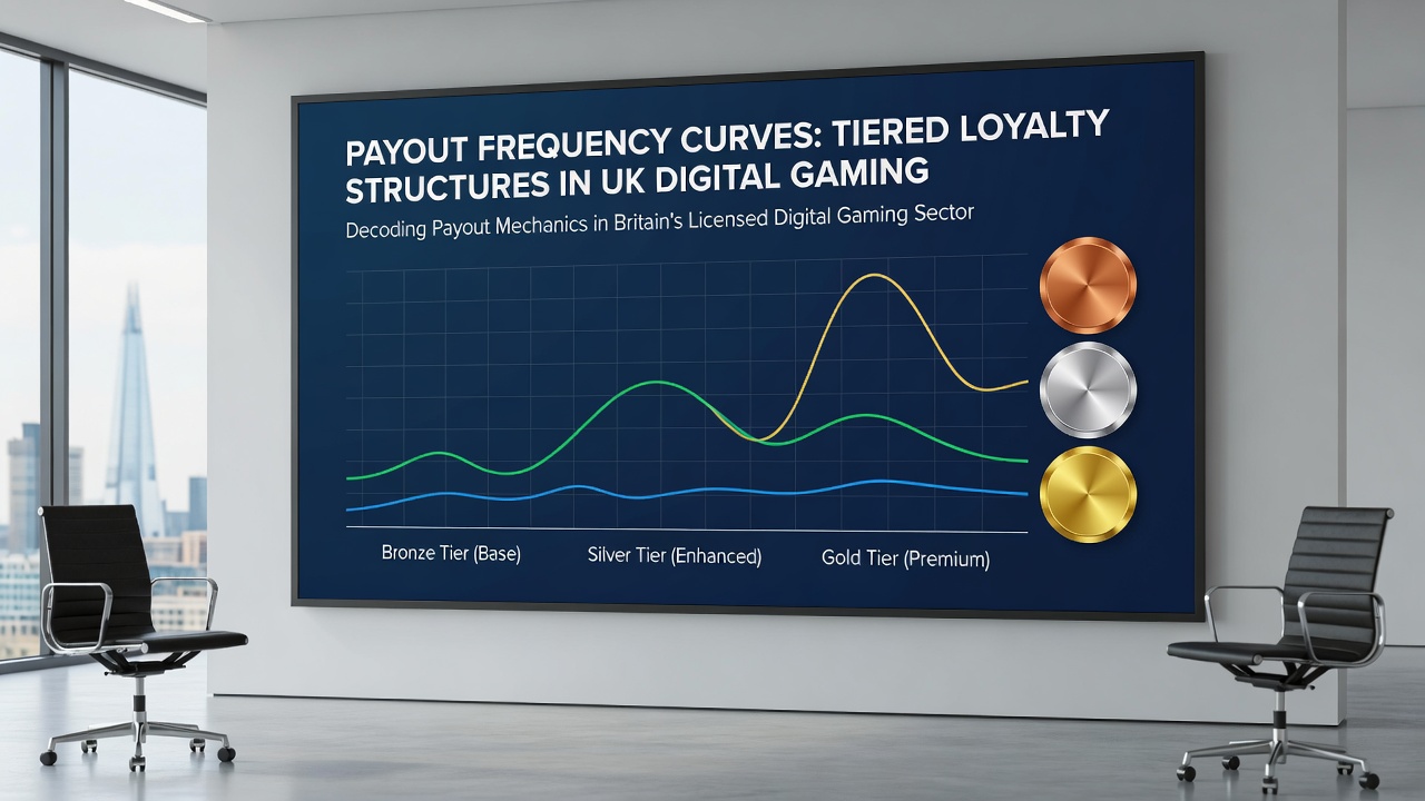 Visual representation of tiered payout frequency curves from UK licensed gaming data