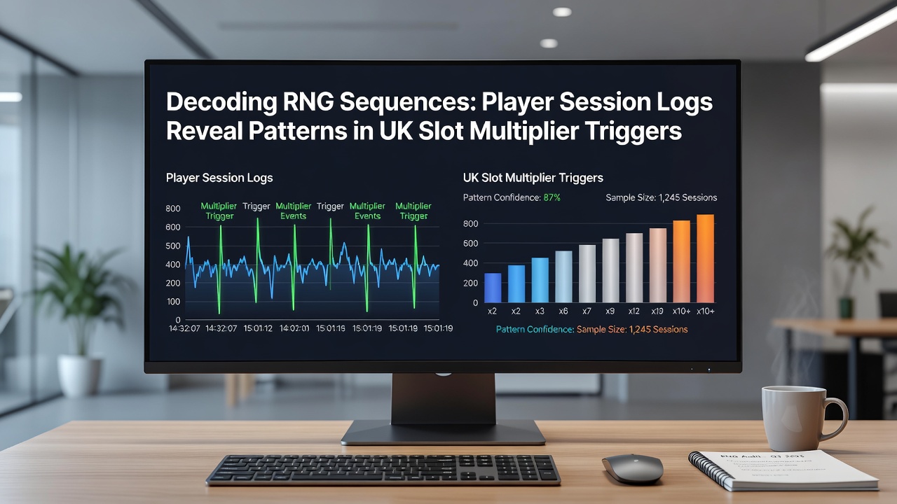 Detailed chart illustrating multiplier trigger frequency versus expected probability in analyzed UK slot session datasets