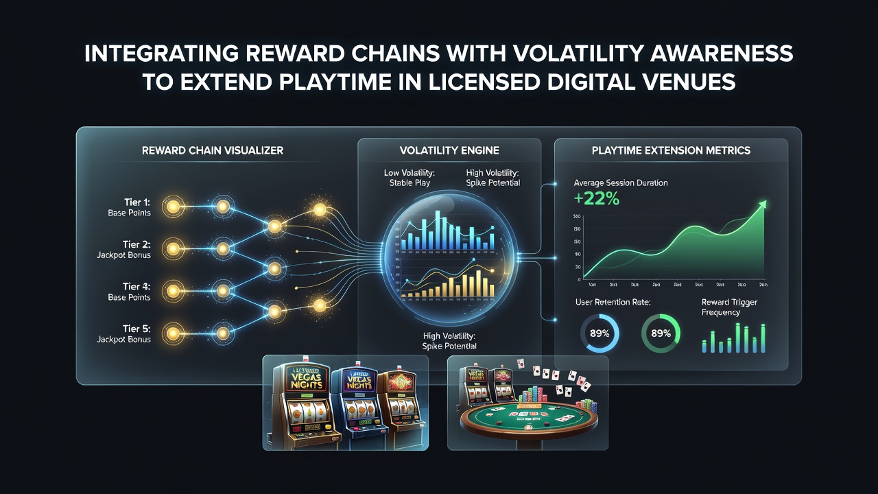 Chart displaying session length comparisons across volatility categories when reward chains are active