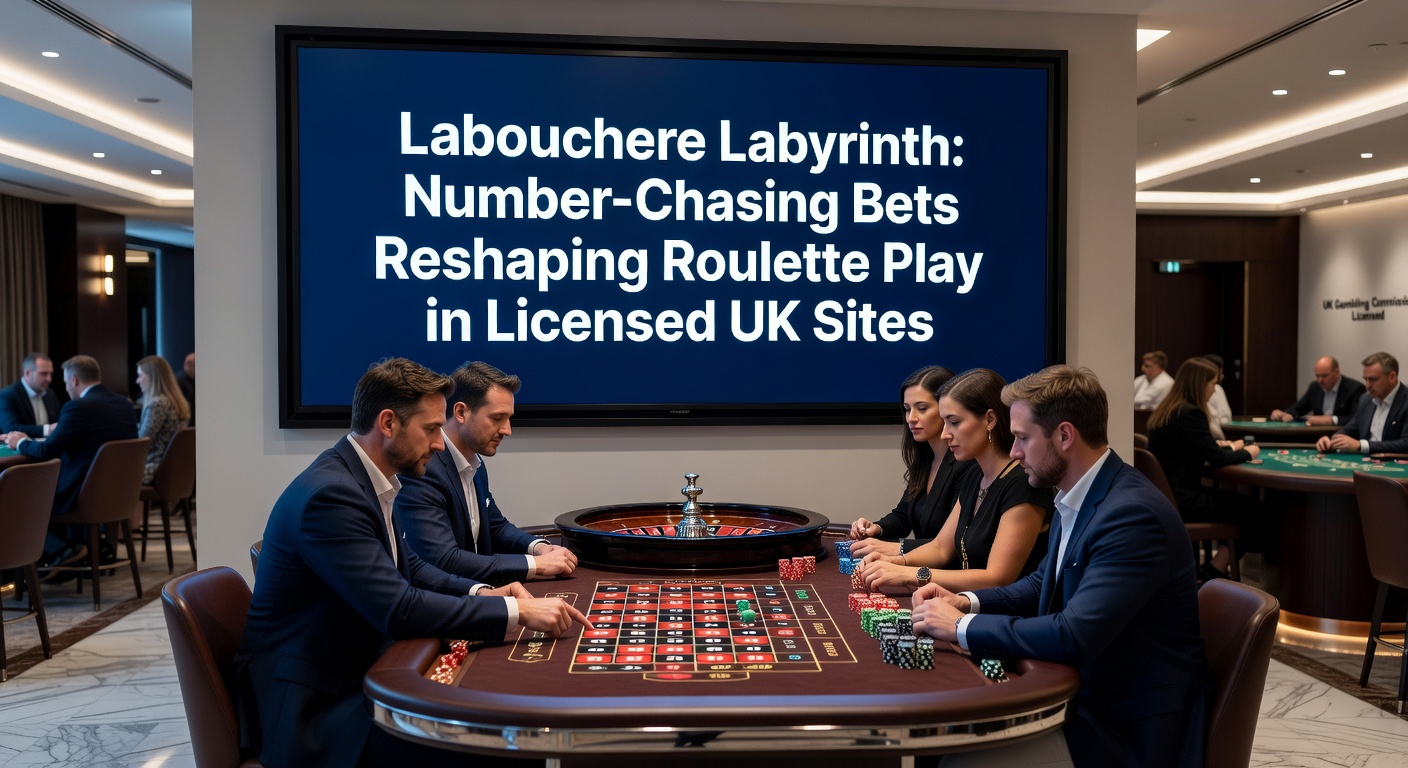 Close-up of a player's hand marking off numbers on a Labouchere sequence sheet next to a digital roulette interface on a UK casino site, capturing the strategic intensity of number-chasing bets