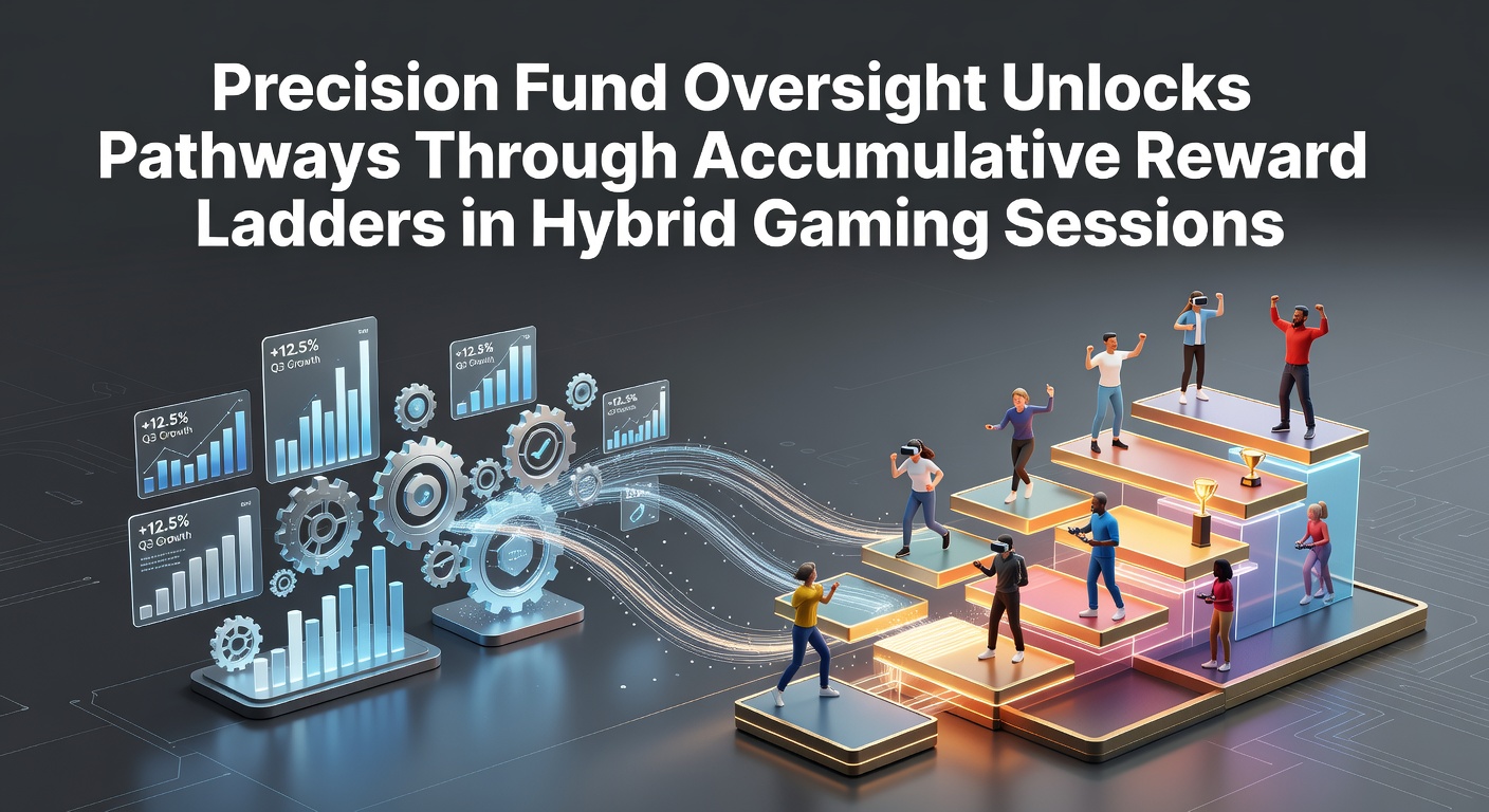 Precision fund oversight diagram showing accumulative reward ladders in hybrid gaming environments