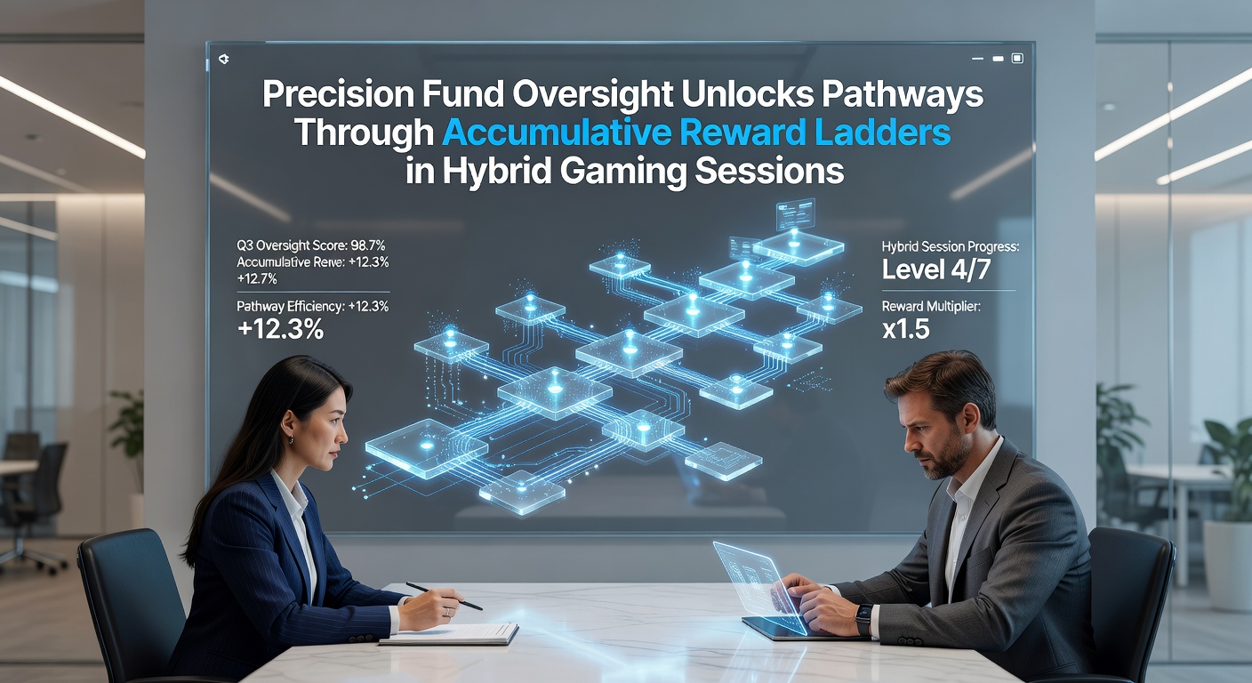 Hybrid gaming session interface displaying reward ladder progression and fund tracking tools