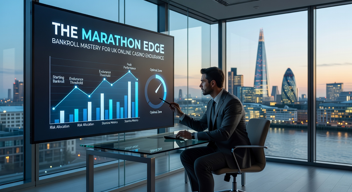 Charts and graphs illustrating bankroll growth curves over time, highlighting steady endurance versus volatile swings