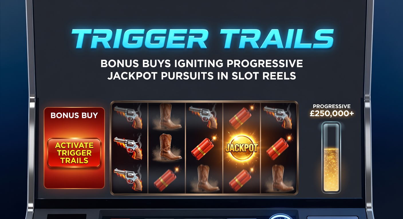 Vibrant slot reels displaying a glowing trigger trail leading to a progressive jackpot meter